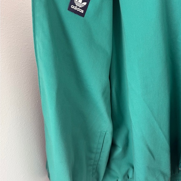 adidas Navy and Teal Striped Track Jacket - Picture 4 of 12